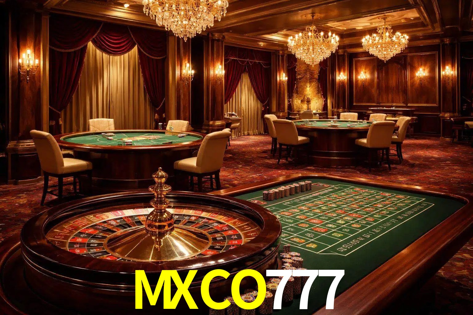 Una escena premium de mesa de casino en vivo con cartas, elementos de ruleta y un ambiente pulido de estudio de transmisión.